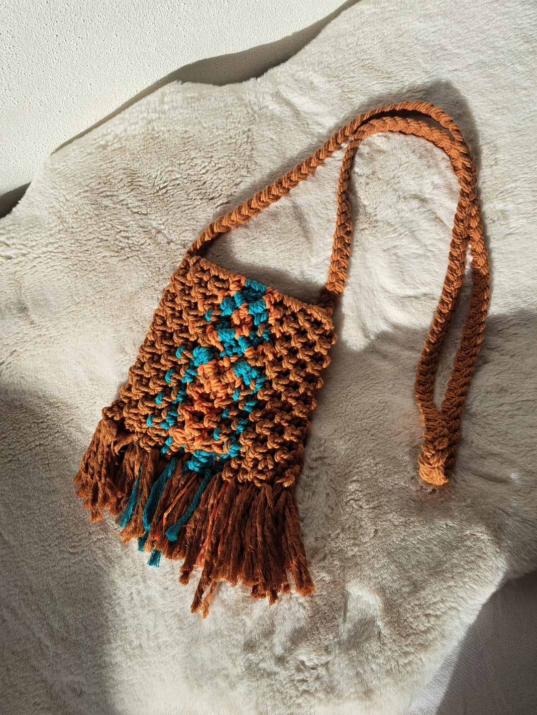 Macrame shoulder bag online