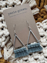 Load image into Gallery viewer, OG Triangle Macrame Earrings