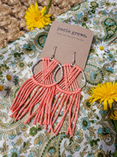 Load image into Gallery viewer, 'Dreamcatcher' Macrame Earrings