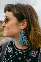 Load image into Gallery viewer, 'Dreamcatcher' Macrame Earrings