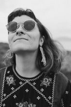 Load image into Gallery viewer, 'Dreamcatcher' Macrame Earrings