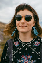 Load image into Gallery viewer, 'Dreamcatcher' Macrame Earrings