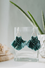 Load image into Gallery viewer, 'Raindrop' Macrame Earrings