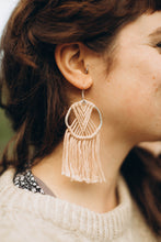 Load image into Gallery viewer, 'Dreamcatcher' Macrame Earrings