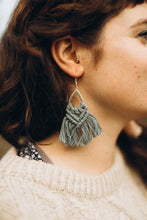 Load image into Gallery viewer, 'Raindrop' Macrame Earrings