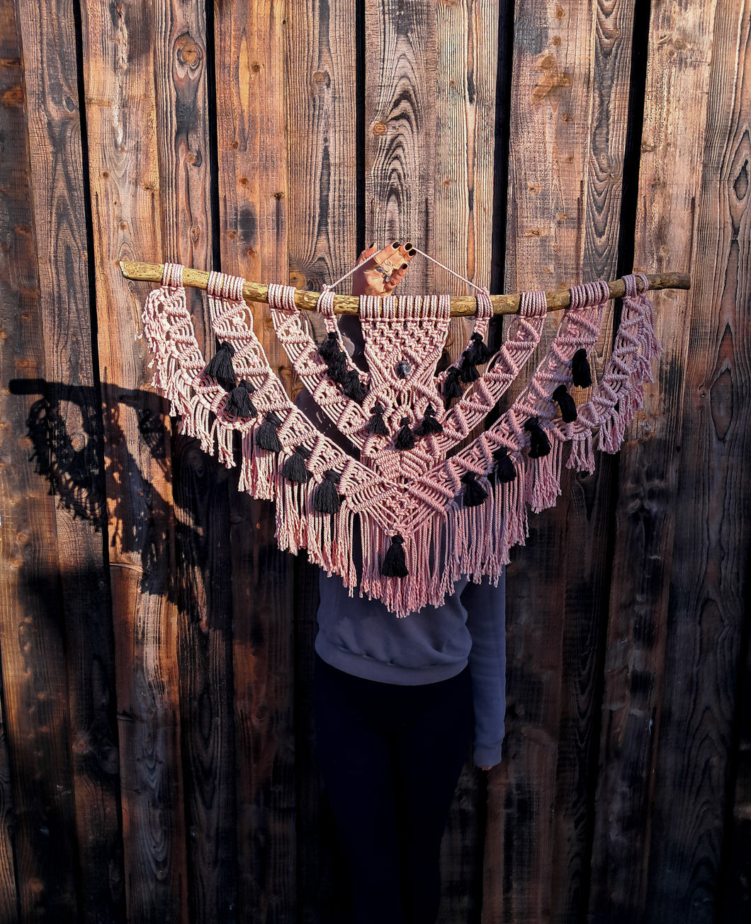 Big Pink Energy | Large Macramé Wall Hanging